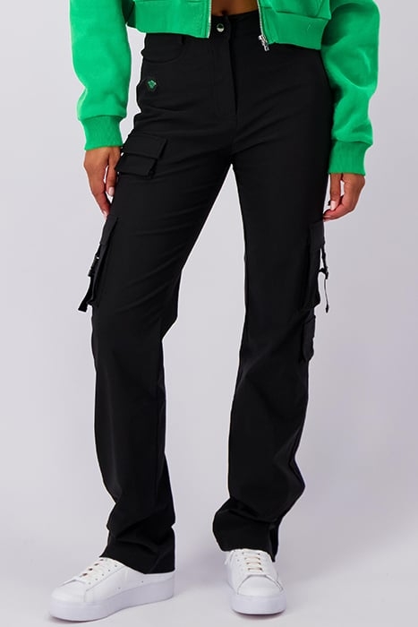 CLIP CARGO PANTS BLACK 1
