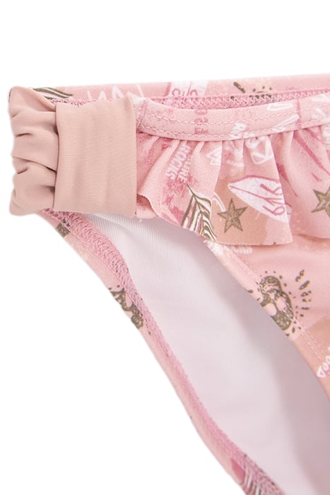 GIRLS’ PINK SURF-ROCK PRINT BIKINI 5
