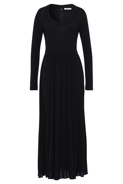 DIANE ANKLE LENGTH JERSEY DRESS BLACK 3