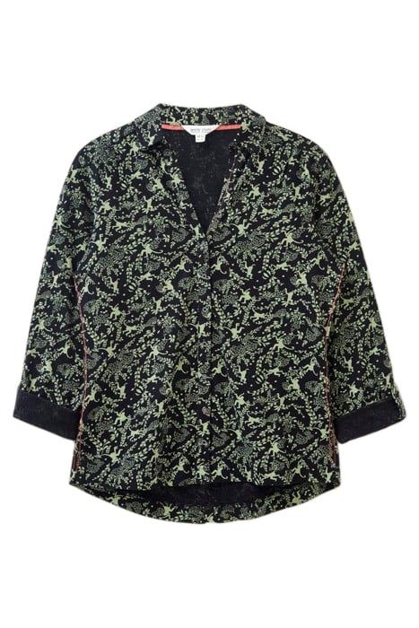 ANNIE JERSEY SHIRT GREEN PRINTED 3