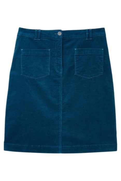 MELODY  CORD SKIRT DARK TEAL 4