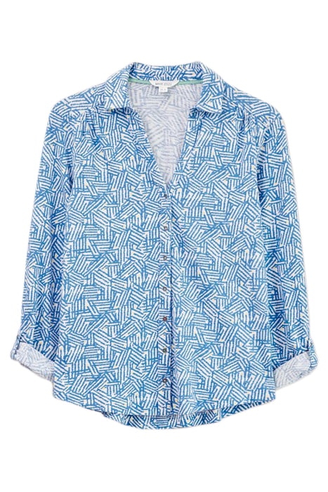 ANNIE JERSEY SHIRT BLUE PRINTED 3
