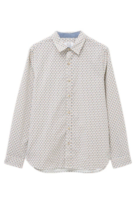 SCANDI GEO PRINTED SHIRT NATURAL 4