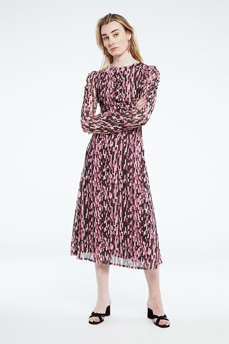 BELLA DRESS PINK MIRAGE/BLACK 1