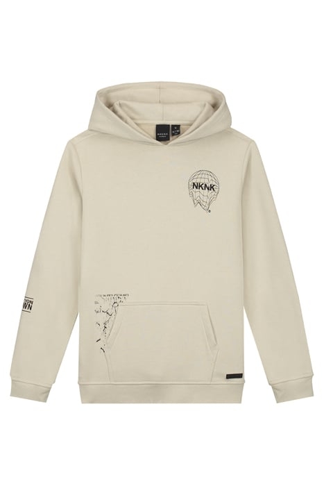 UNKNOWN HOODIE GRAVEL BEIGE 1