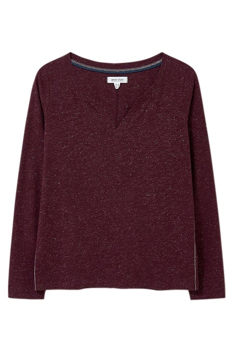 NELLY  SPARKLE TEE DARK PLUM 3