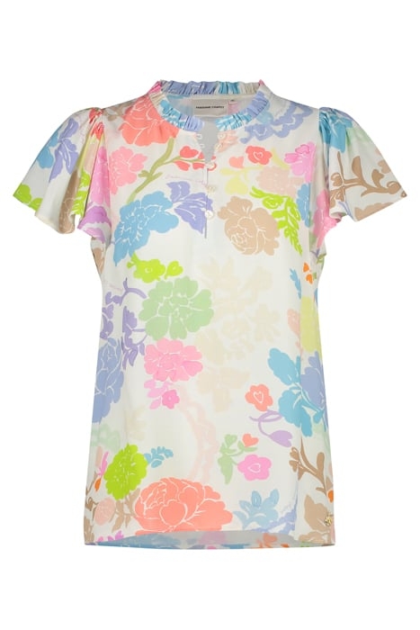 VANESSA TOP CREAM WHITE /PINK PA 4