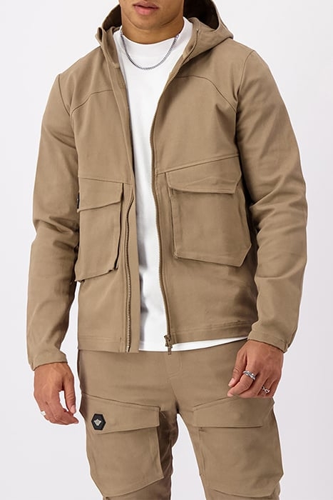 HEX CARGO JACKET SAND 1