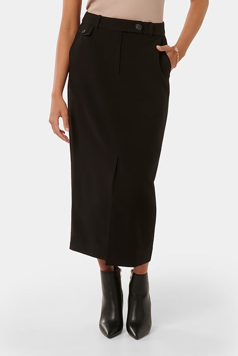 ALYHA PETITE A LINE SKIRT BLACK 1