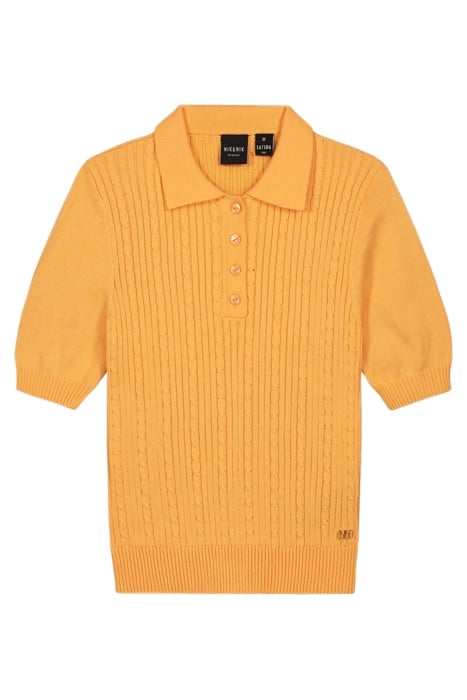 CABLE POLO APRICOT 1