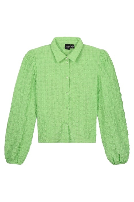KARLI BLOUSE KIWI GREEN 2