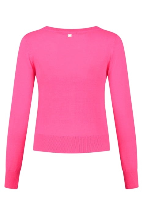 TRU TWINSET FLUO PINK 2