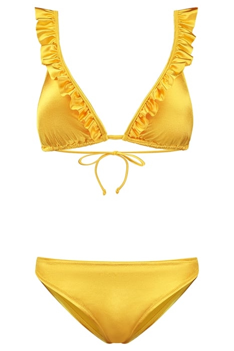 LADIES BOBBY BIKINI SET ULTRA SHINE SHINY YELLOW 4
