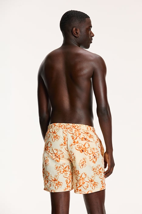MEN SWIM SHORTS NICK WASHED FLOWER LIGHT BEIGE 2