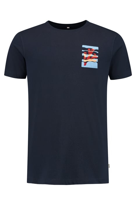 MEN CORAL CHEST T-SHIRT DARK NAVY 4
