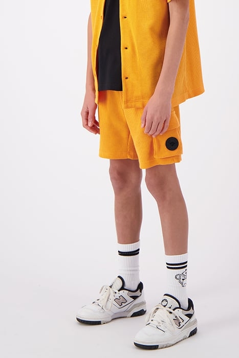 JR. WAFFLE SHORTS ORANGE 1