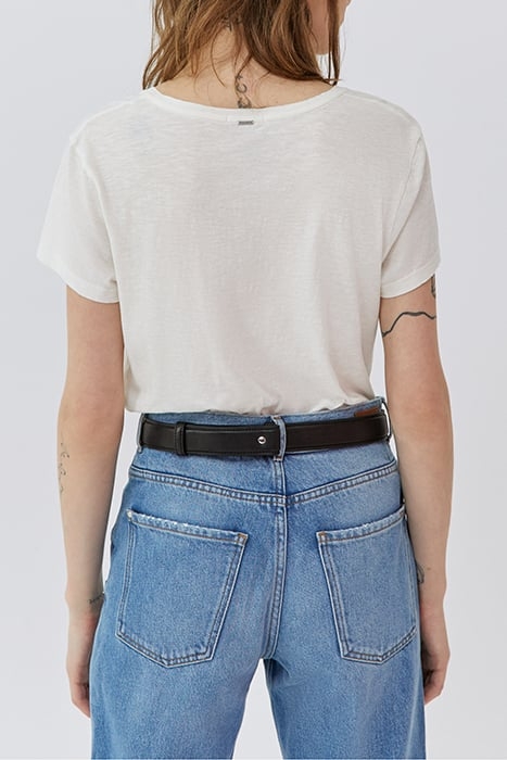 WHITE CROWNED SKULL IMAGE T-SHIRT 2