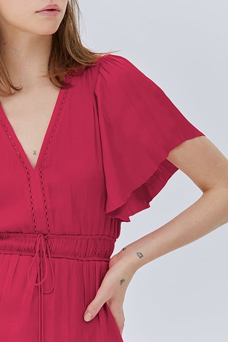 FUCHSIA PEPLUM BLOUSE 3