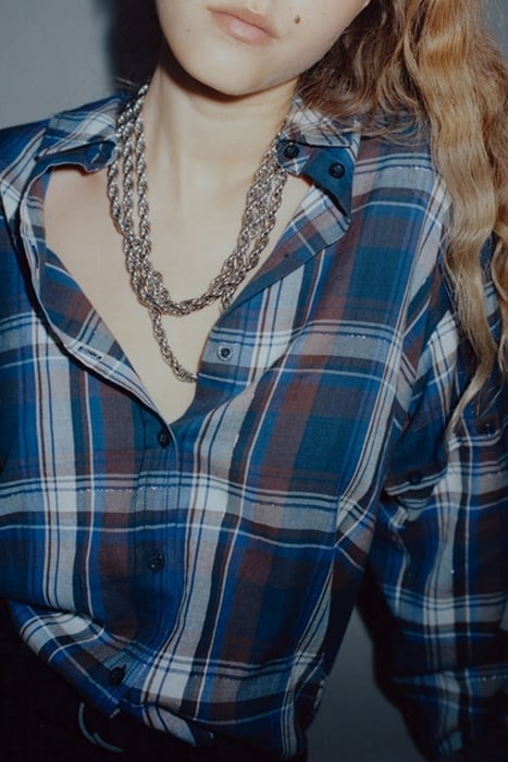 MIXED LINK AND PADLOCK ADJUSTABLE LONG NECKLACE 2