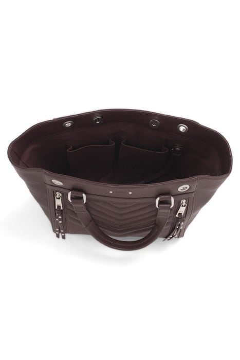 GARNET LEATHER 1440 MEDIUM TOTE BAG 4