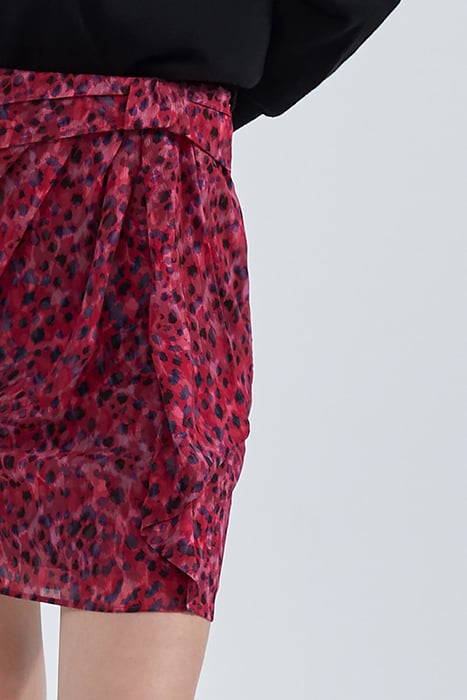 PINK RECYCLED LEOPARD ROCK PRINT SHORT DRESS 6