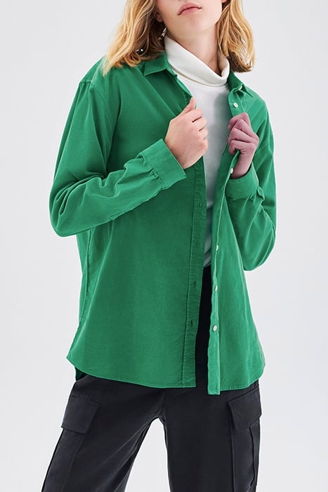 GREEN ORGANIC NEEDLECORD SHIRT 4