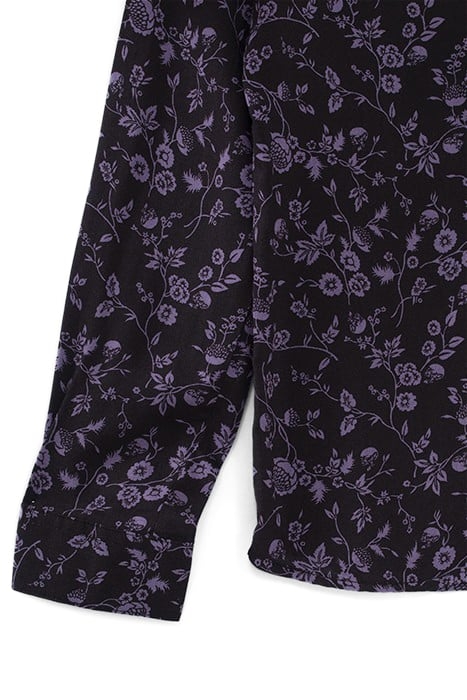 BOYS’ VIOLET AND BLACK FLOWERY LENZING™ ECOVERO™ SHIRT 3