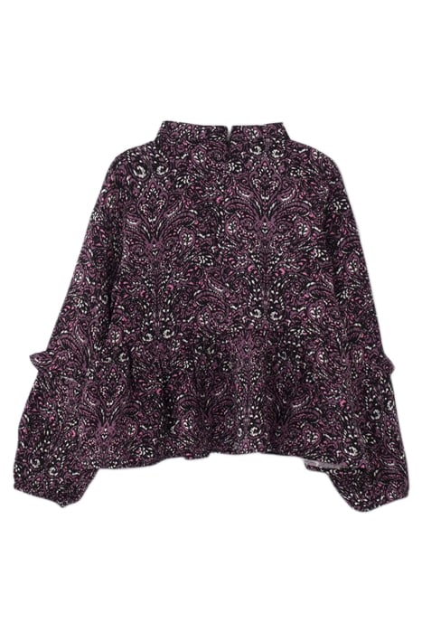 GIRLS’ PINK PAISLEY PRINT LENZING™ ECOVERO™ BLOUSE 2