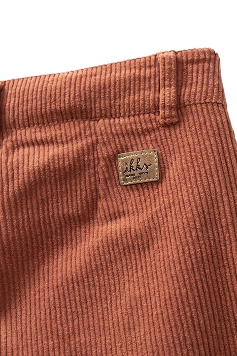 GIRLS’ PINK COPPER CORDUROY WIDE-LEG TROUSERS 5