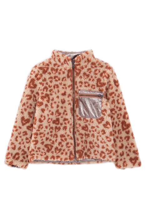 GIRLS’ 3-IN-1 KHAKI FURRY PARKA AND REVERSIBLE JACKET 4