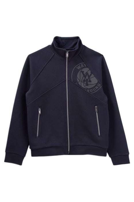 BOYS’ NAVY TEXTURED TECHFLEECE CARDIGAN 3