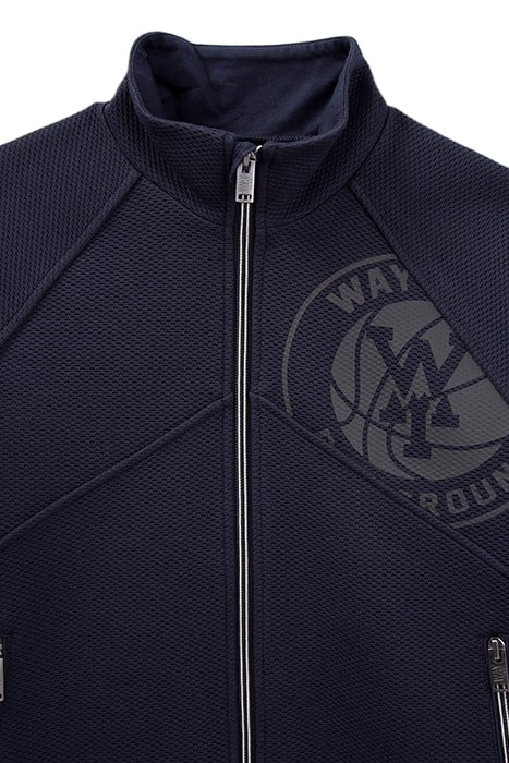 BOYS’ NAVY TEXTURED TECHFLEECE CARDIGAN 5