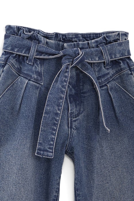 GIRLS’ BLUE WATERLESS BALLOON JEANS 3