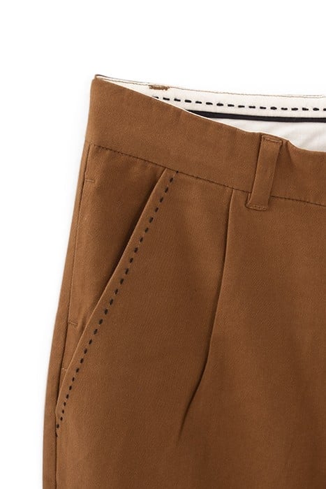 BOYS’ CAMEL CHINO TROUSERS 4
