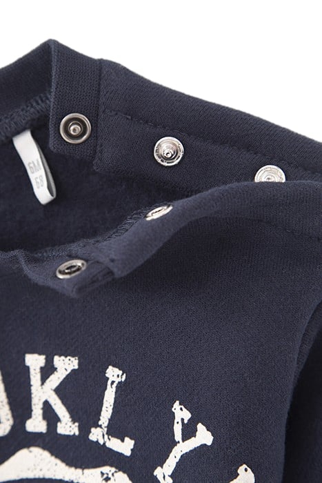 BABY BOYS’ NAVY SWEATSHIRT WITH XL VINTAGE SHIELD PRINT 4