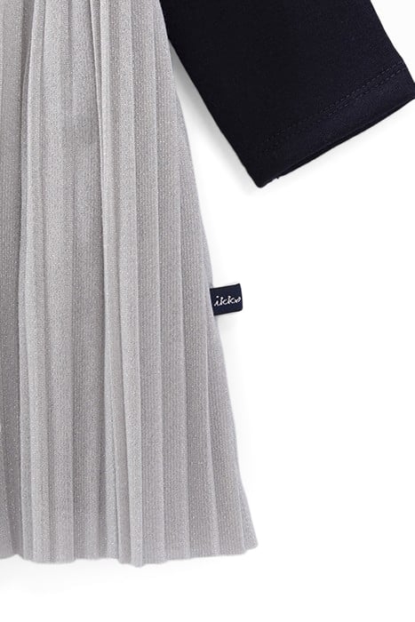 BABY GIRLS’ GREY PLEATED DRESS 5