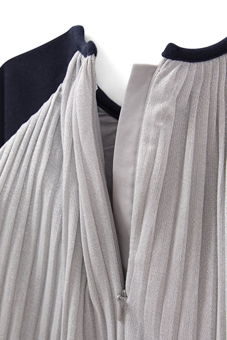 BABY GIRLS’ GREY PLEATED DRESS 6