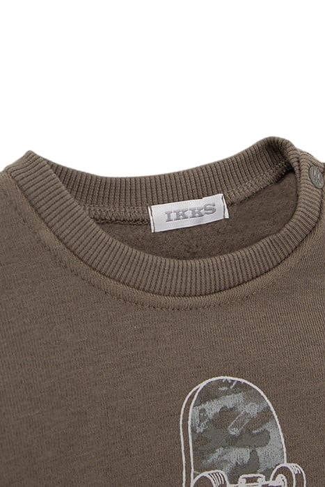 BABY BOYS’ CAMOUFLAGE JOGGERS AND KHAKI SWEATSHIRT OUTFIT 7