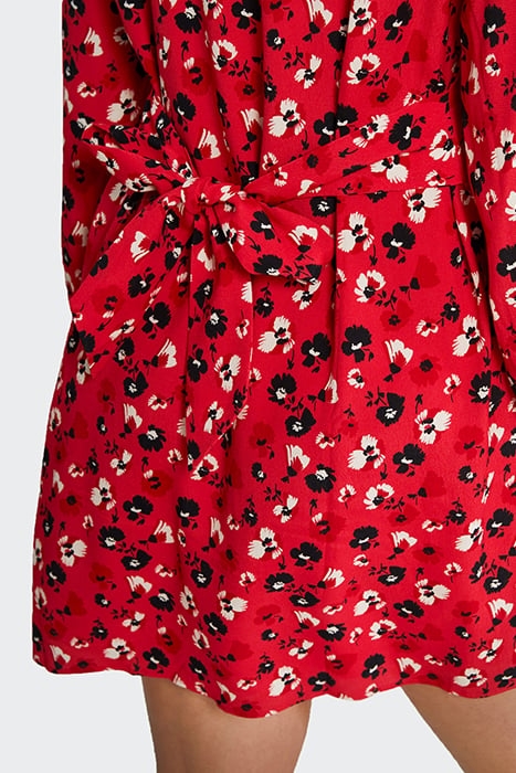 FLASH PINK ROCK FLORAL PRINT DRESS 6