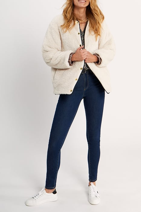 BLACK LEAF PRINT BLOUSE 3