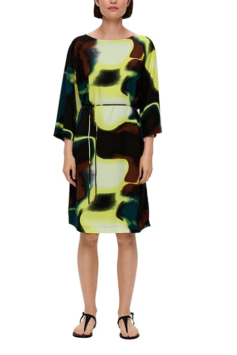 S.OLIVER DRESSES GREY/BLACK 1