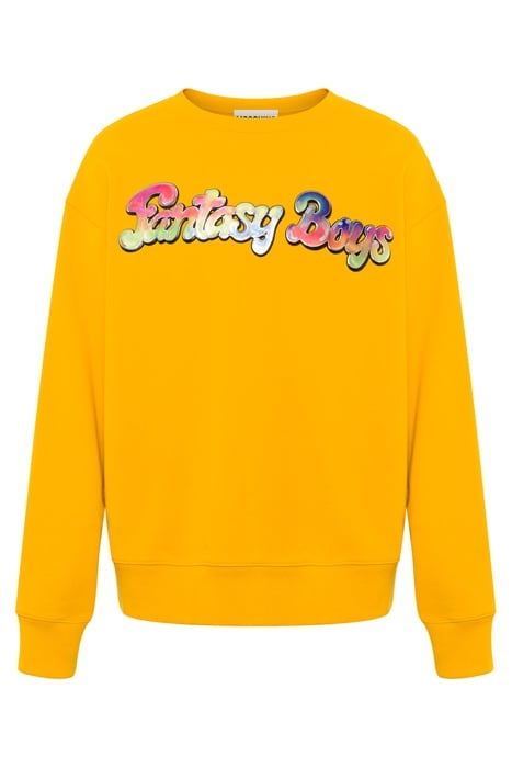 FANTASY BOYS ORGANIC COTTON SWEATSHIRT YELLOW 3
