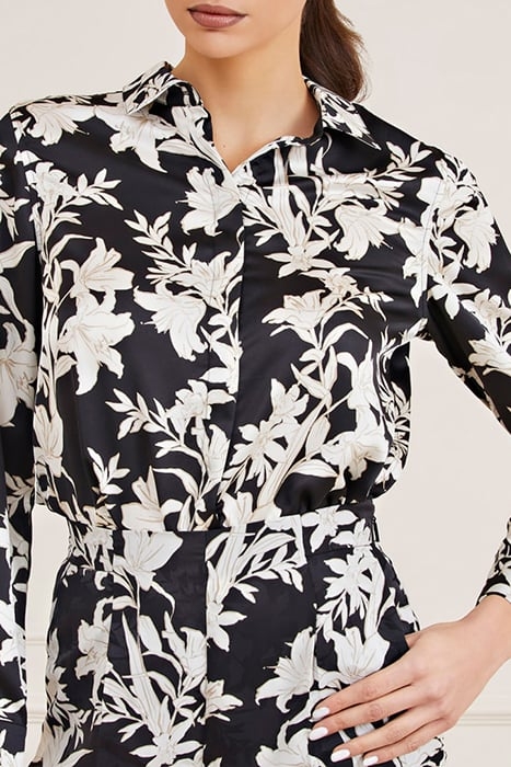 THE ICON BLOUSE PRINT SUNBURST BLACK BUTTON-DOWN SHIRT PRINT 6
