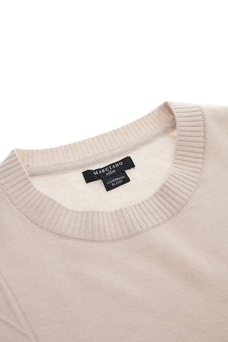 SIDE CABLES CASHM DREAMY SWEATER MOON 7