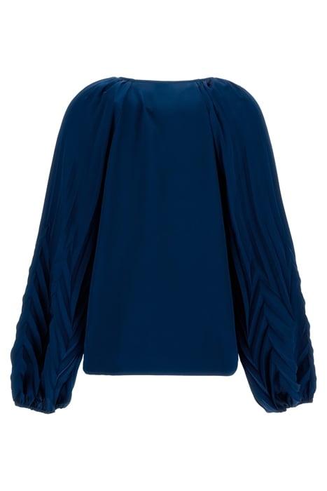 CAMERON BLOUSE BLUE OPAL 2