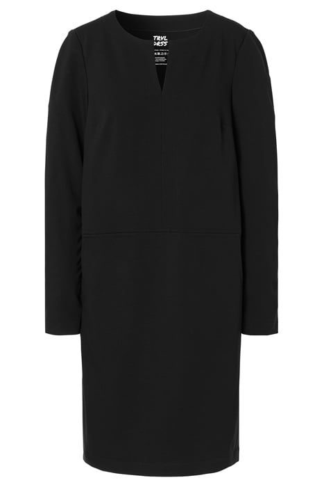 CAROL PUNTO SHIFT DRESS BLACK 3