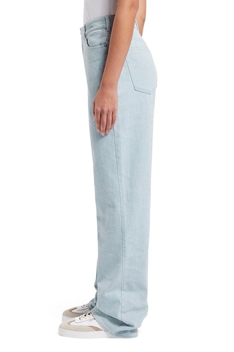 THE RIPPLE AUTHENTIC STRAIGHT JEANS — INDIGO WAVE JACQUARD I 6