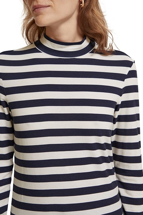 ALL OVER PRINTED LONG SLEEVED T-SHIRT BRETON STRIPE 6