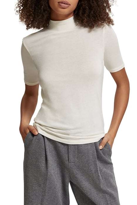 MOCK NECK SHORT SLEEVED T-SHIRT SOFT ICE 1