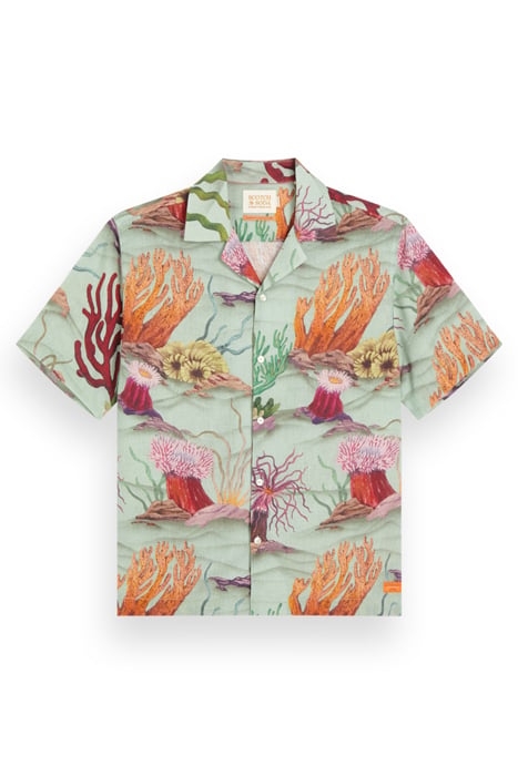 LINEN VISCOSE AOP CORAL REEF AOP 4